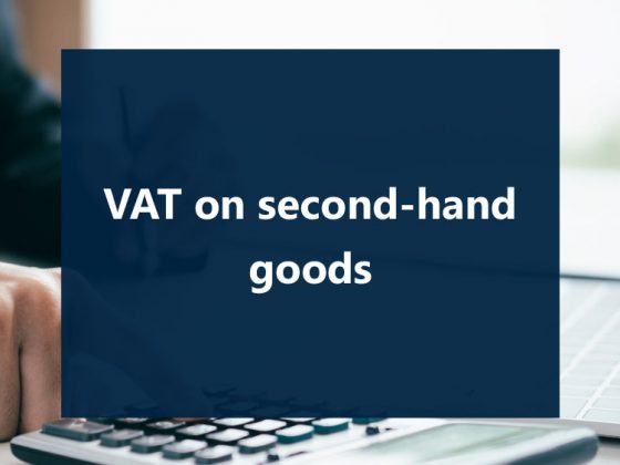 VAT on Second-hand goods