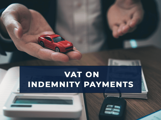 VAT on Indemnity Payments