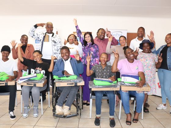 MaxProf Uplifts Merafong Students with Bursaries and Laptops